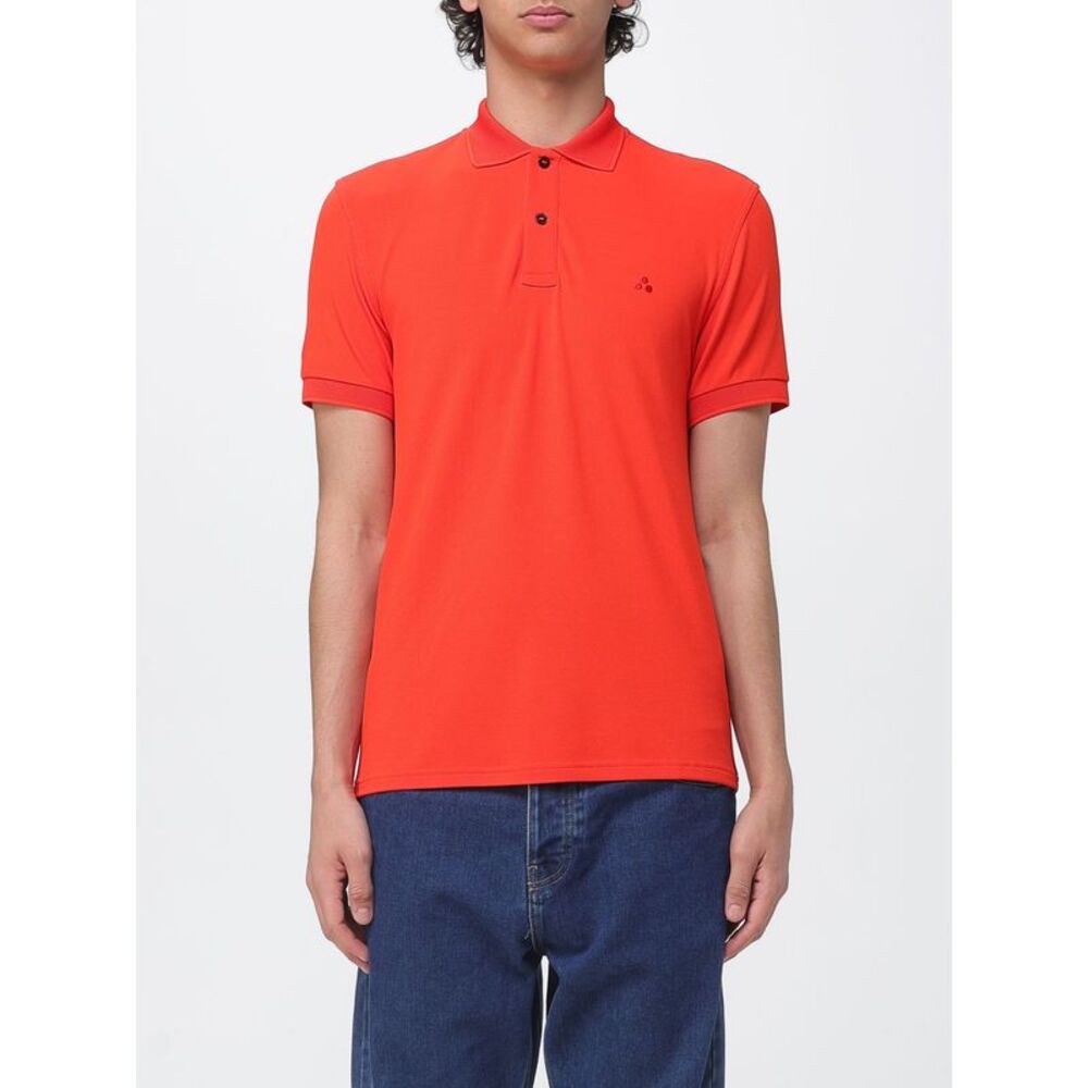Peuterey Men Technical Fabric Polo With Logo Peuterey